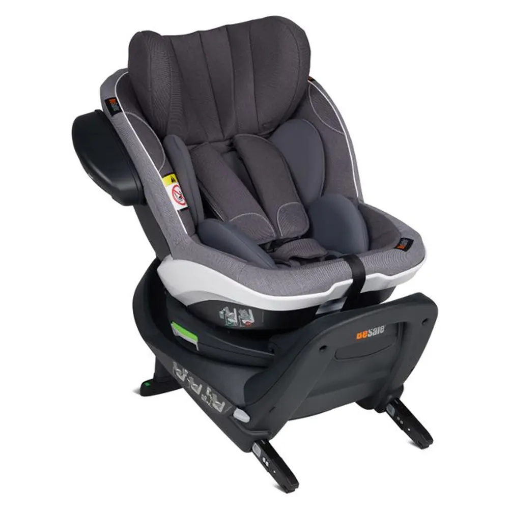 BeSafe Izi Twist i-Size Bilbarnstol - Metallic Melange