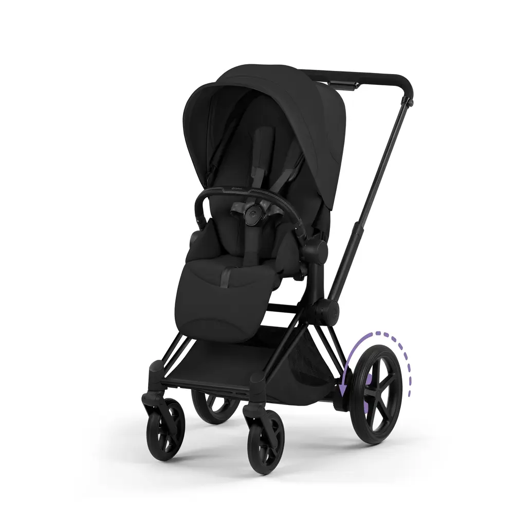 Cybex e-Priam Style Sittvagn - Sepia Black/Matt Black