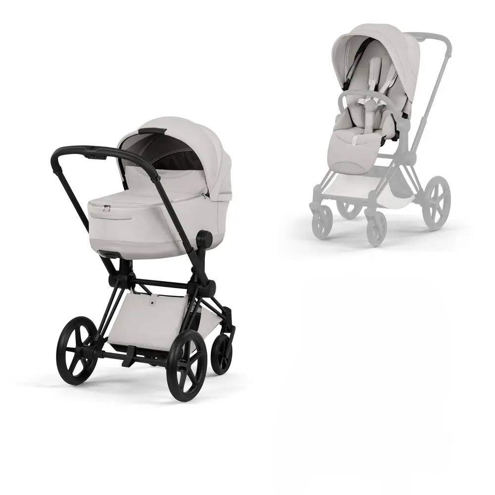 Cybex Priam Style Barnvagn - City Grey/Matt Black
