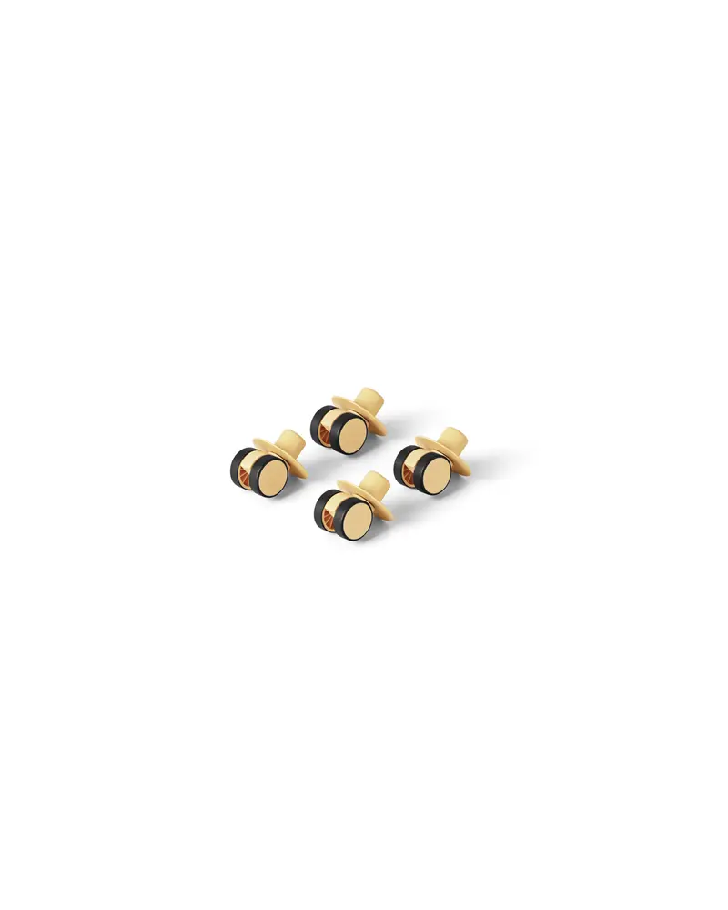 4 x Swirly Wheels - Honey Yellow