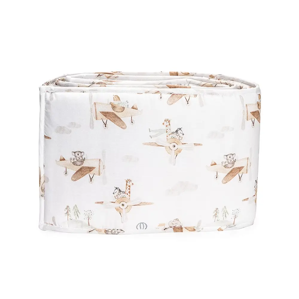 Mini Dreams Spjälskydd Flying Friends - Offwhite