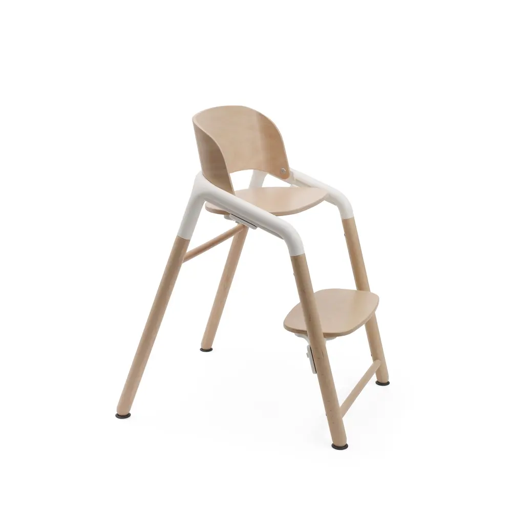 Bugaboo Giraffe Barnstol - Neutral Wood/White