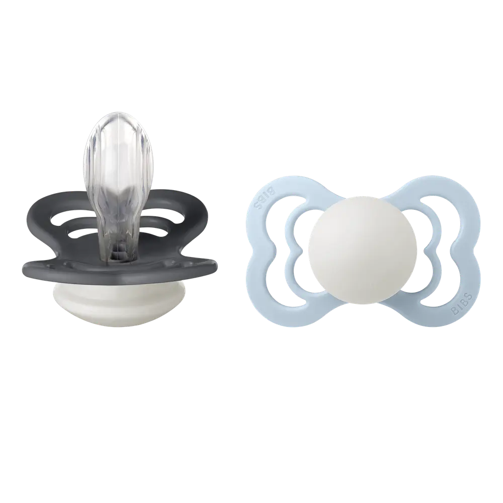 Napp Supreme 2-pack Silicone Str 2 Iron/Baby Blue Glow