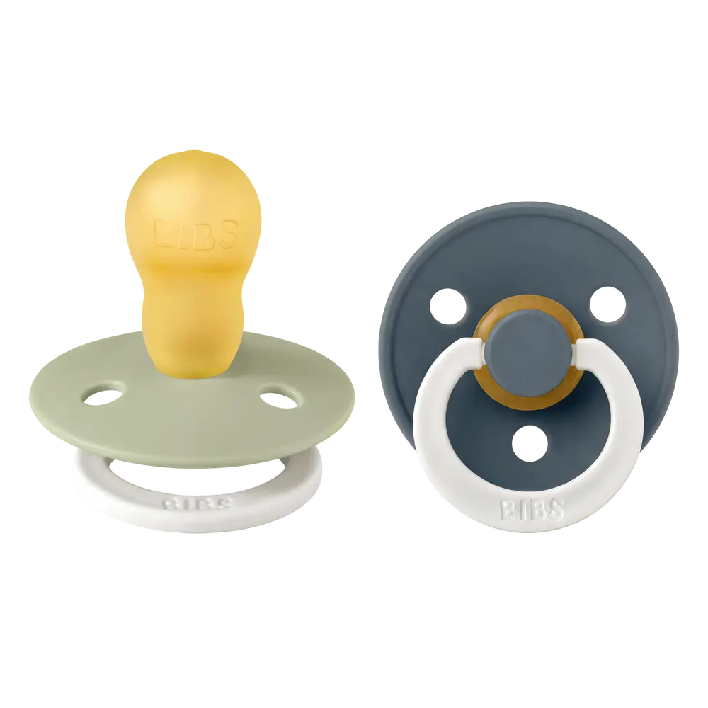 BIBS Napp 2pk Latex Str 3 - Sage Pine, Nat