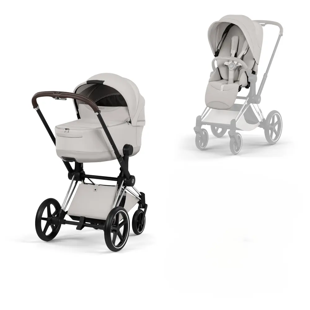 Cybex Priam Style Barnvagn - City Grey/Chrome Brown