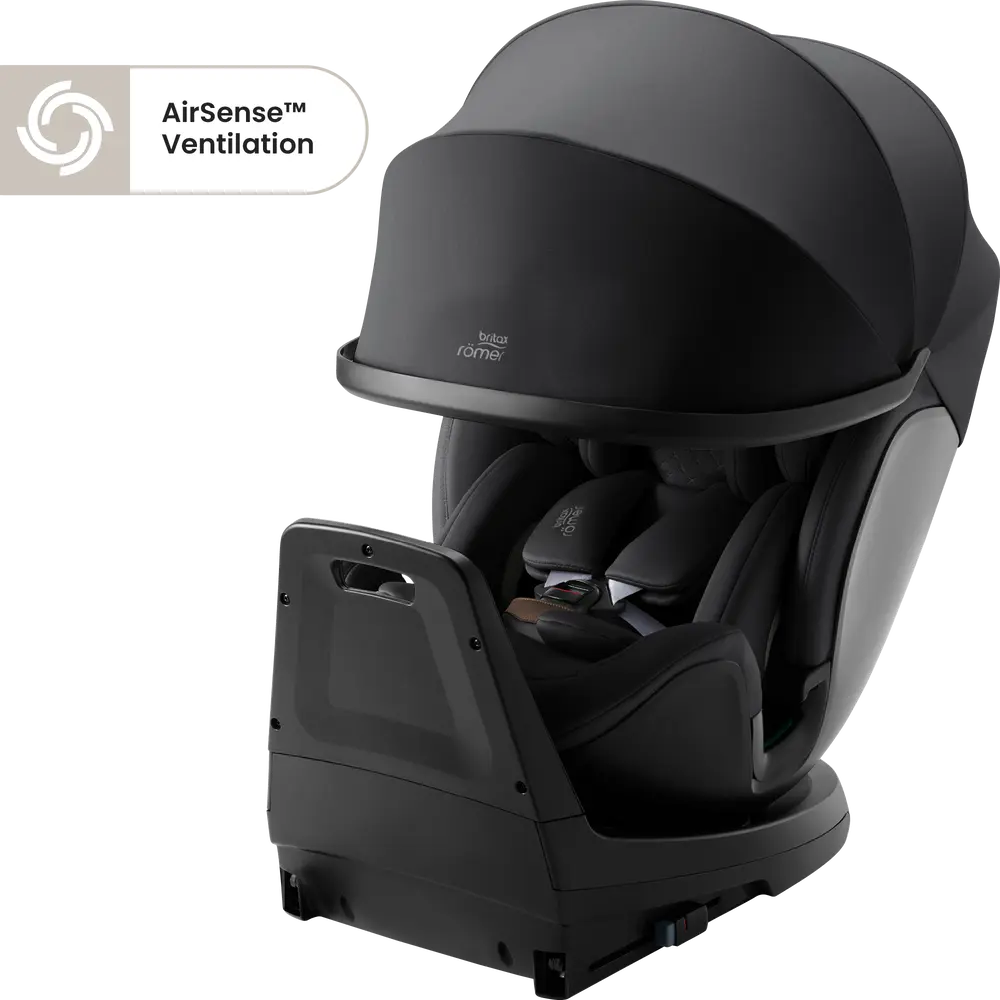 Britax Römer Swivel-Grow Max Air Lux Bilbarnstol - Onxy Black