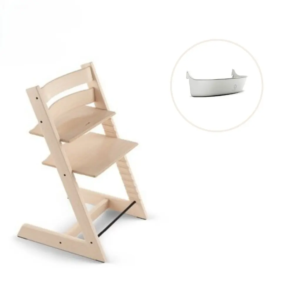 Stokke® Tripp Trapp Stol Bok Inkl. Förvaringslåda - Natural