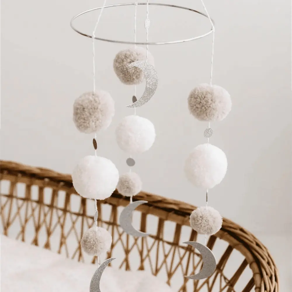 Sängmobil Pom-Pom - Beige