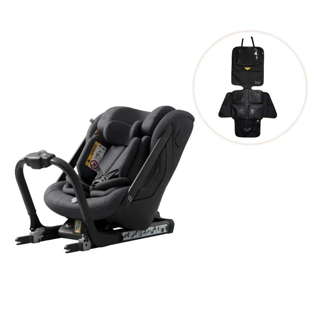 Axkid ONE+ 3 Bilbarnstol inkl. Sparkskydd – Arctic Mist Grey