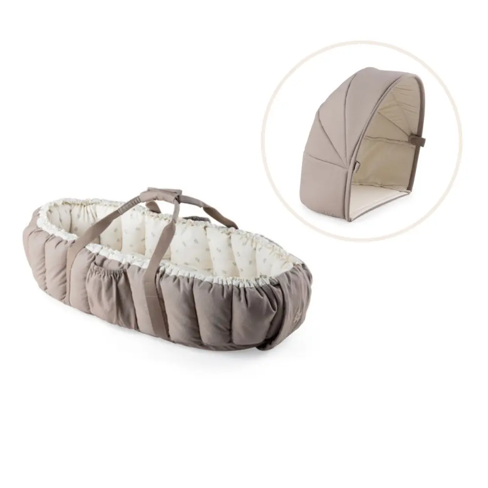 Sebra 3-in-1 Babynest inkl. Sufflett - Sophora Leaves Sebra 3-in-1 Babynest inkl. Sufflett - Sophora Leaves