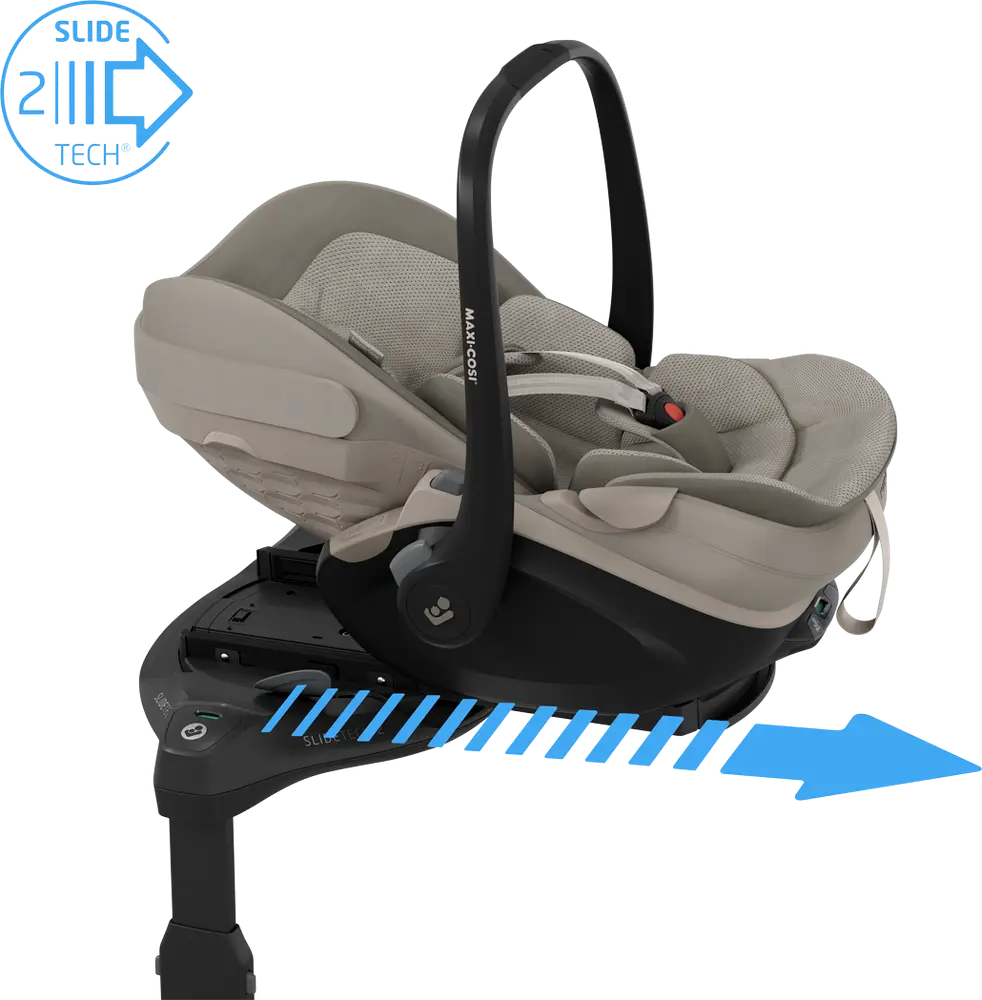 Maxi-Cosi Pebble Slide Pro Babyskydd - Sapphire Sand