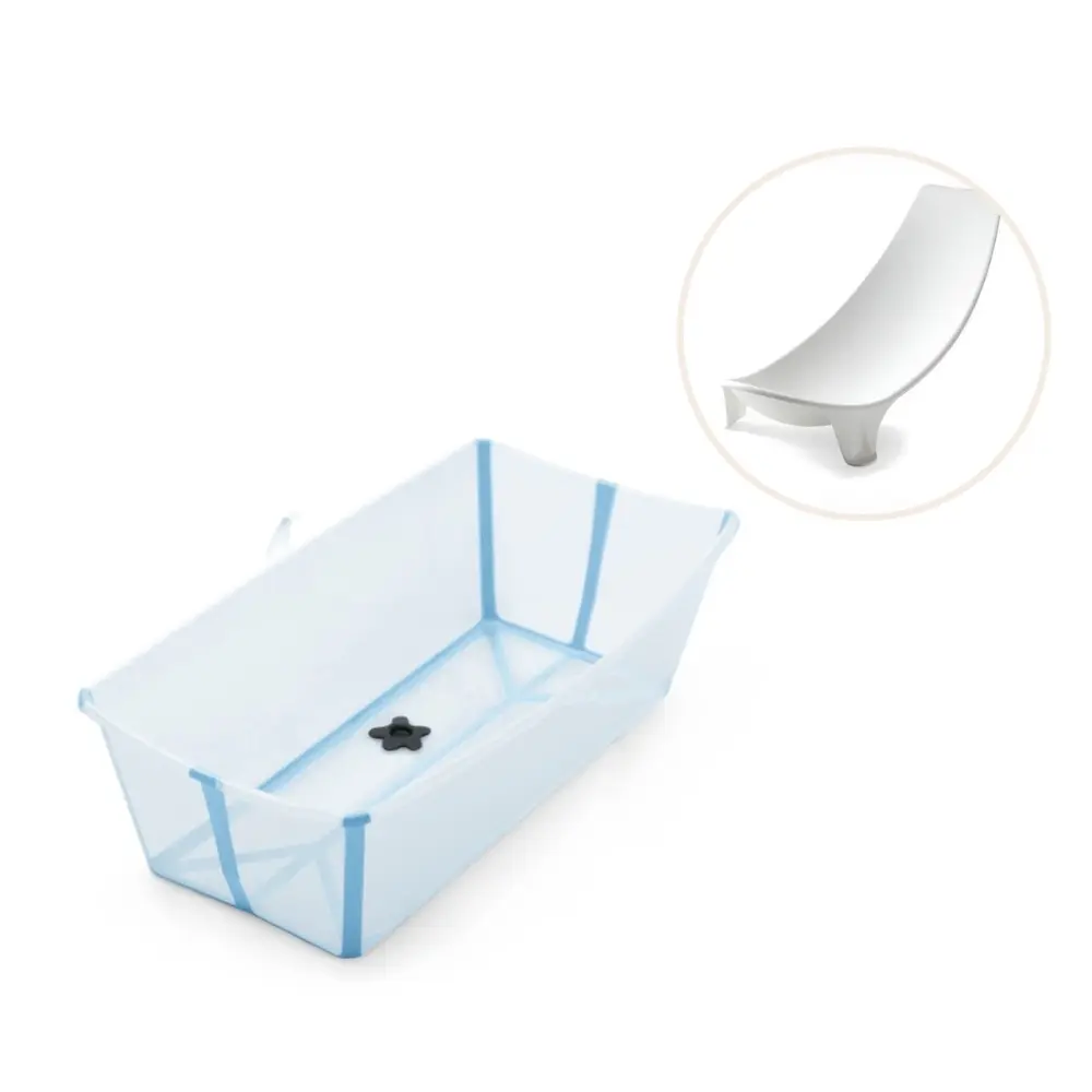 Stokke® Flexi Bath XL Badbalja Inkl. Badstöd - Ocean Blue Stokke® Flexi Bath XL Badbalja Inkl. Badstöd - Ocean Blue