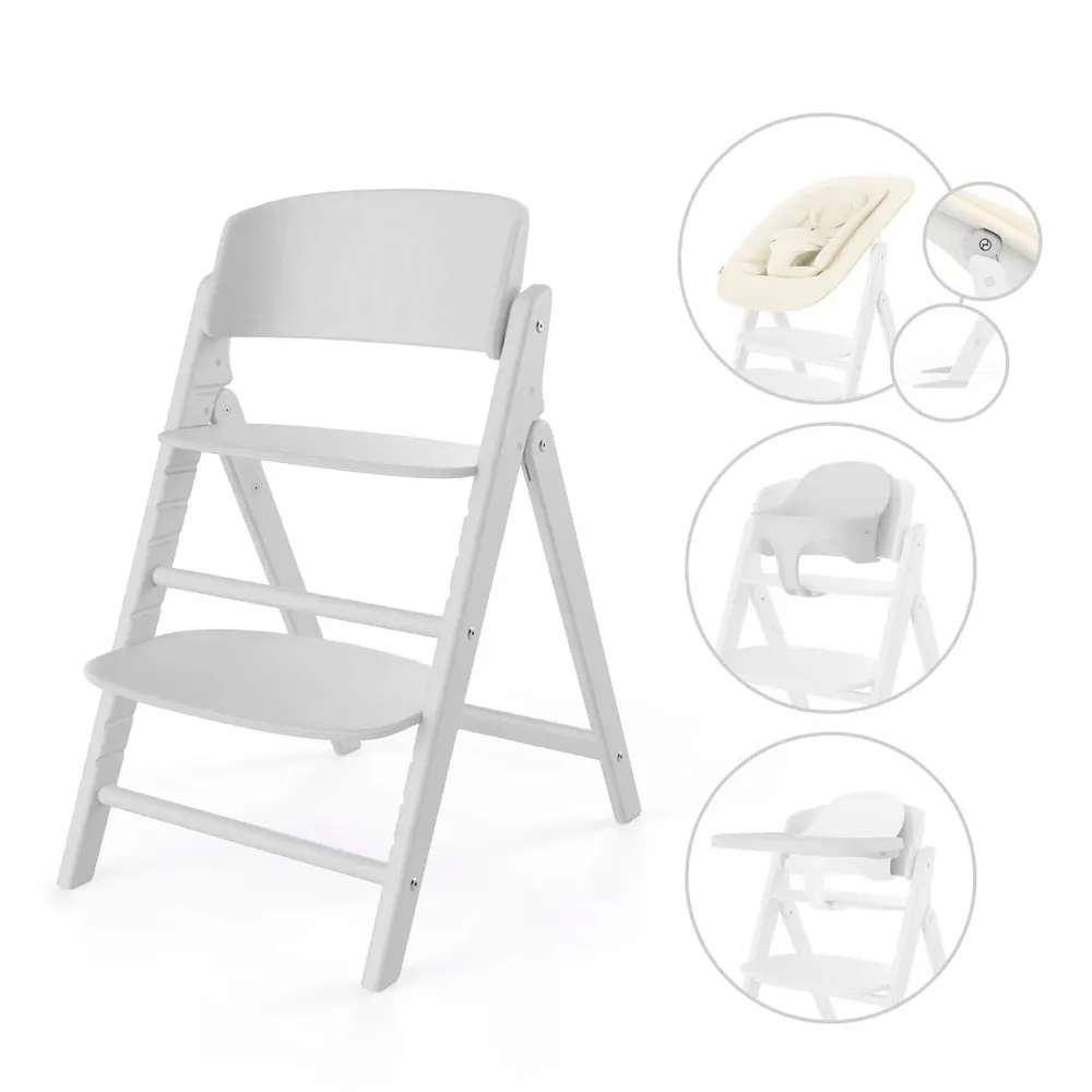 Cybex Click & Fold 4in1 Barnstol - All White