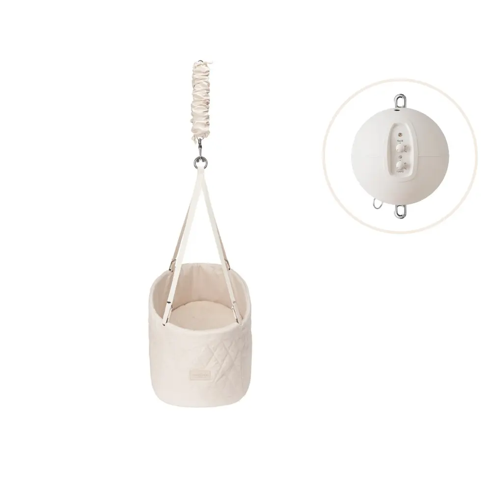 Oval vagga inkl. motor - Natur