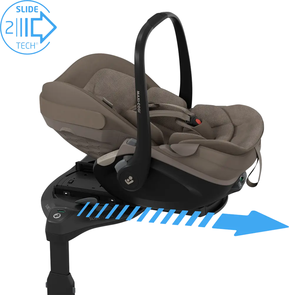 Maxi-Cosi Pebble Slide Pro Babyskydd - Oak Truffle