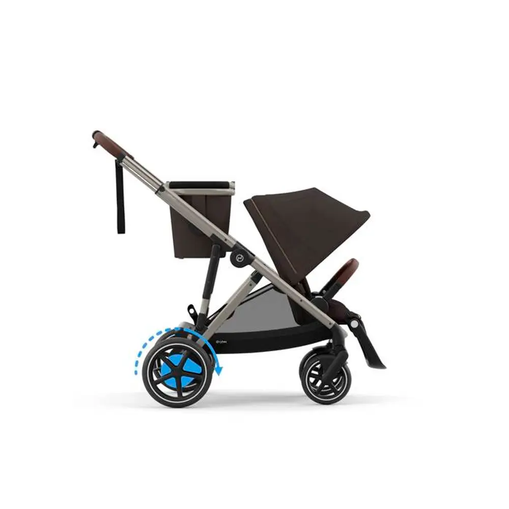 Cybex e-Gazelle S Sittvagn - Chocolate Brown/Taupe