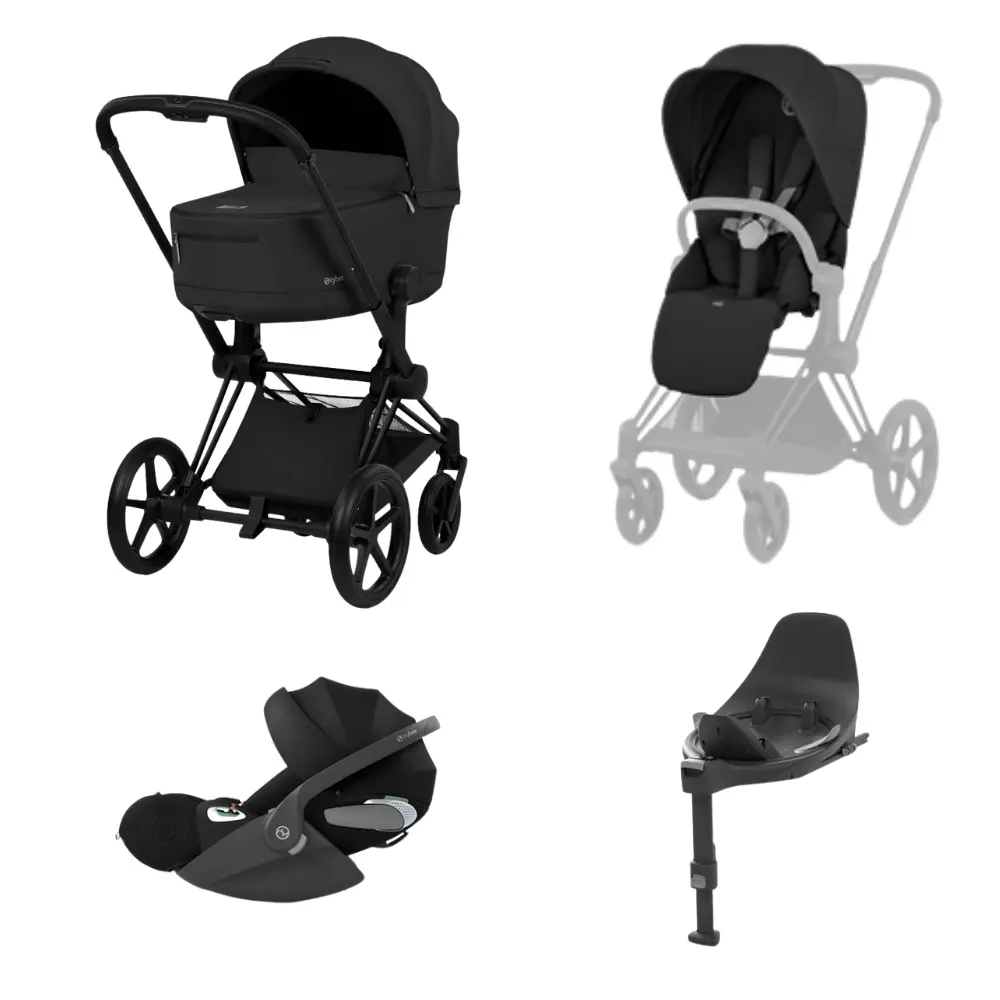 Cybex Priam Barnvagn inkl. Cloud T Paket - Sepia Black/Black