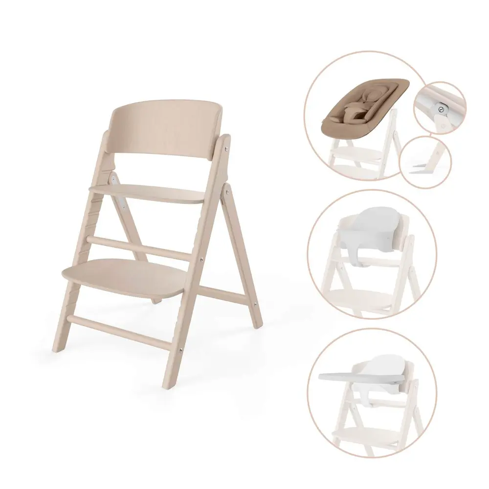 Cybex Click & Fold 4in1 Barnstol - All Natural