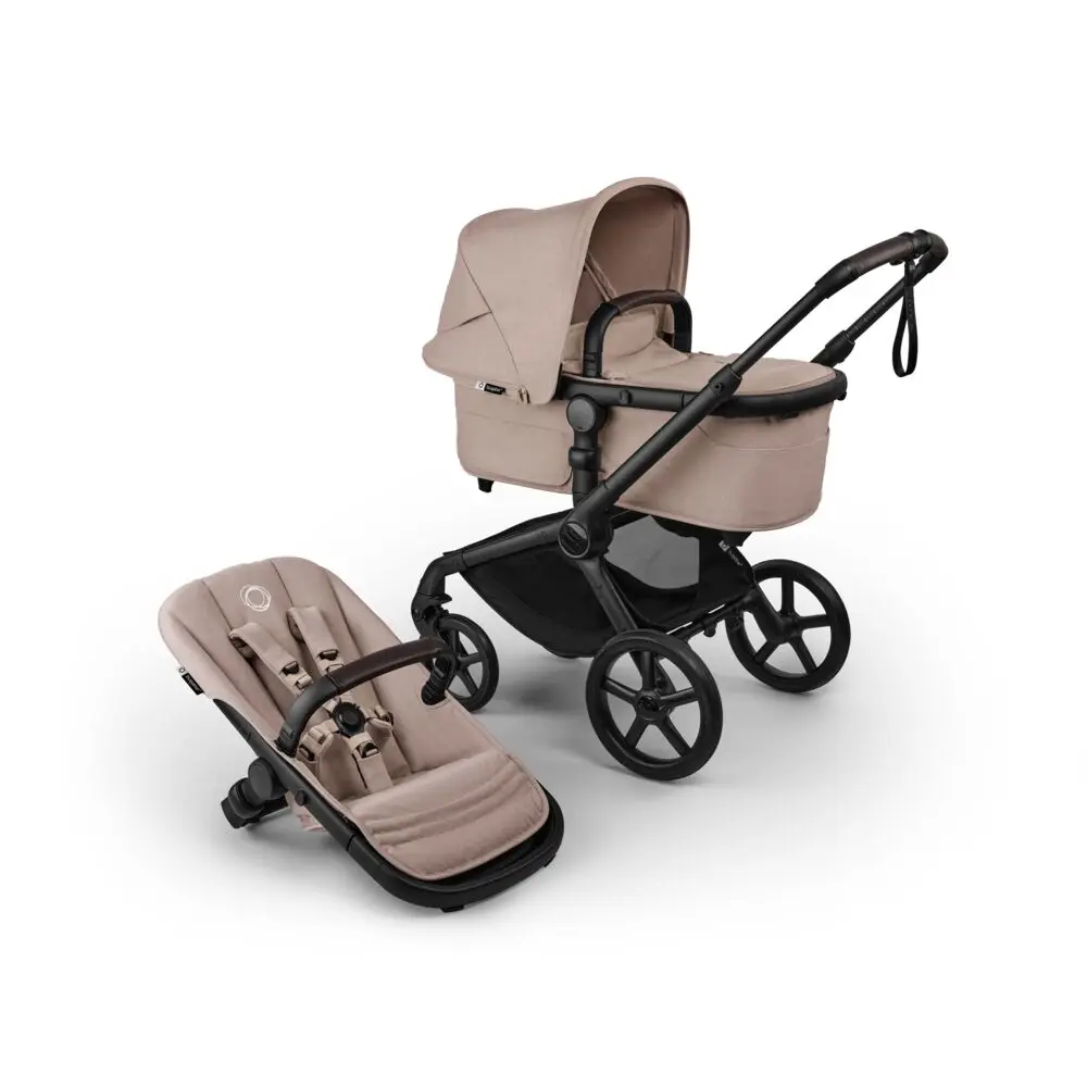 Bugaboo Fox 5 Renew Barnvagn - Desert Taupe Melange/Black