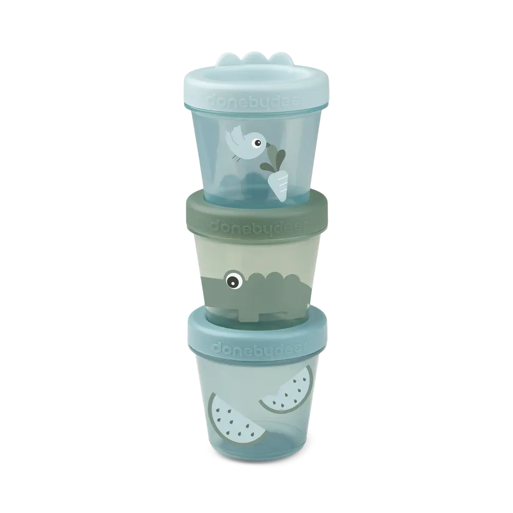 Matlådor 3-pack Croco - Green