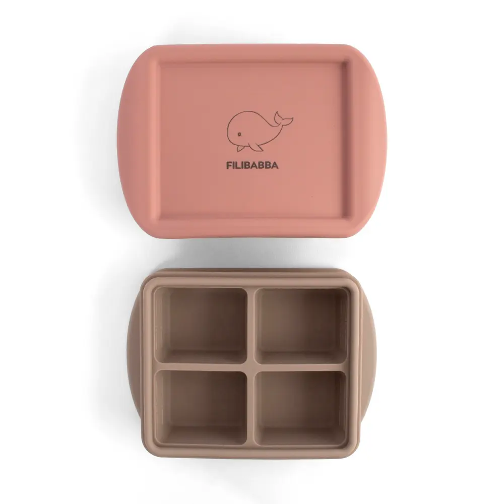 Frysfack för barnmat 4x65 ml - 2-pack - Rose Mix
