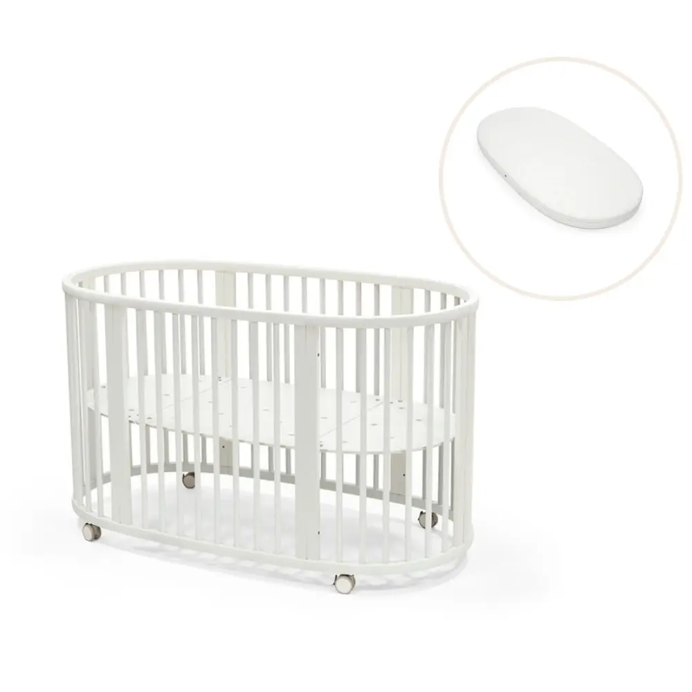 Stokke® Sleepi V3 Spjälsäng Inkl. Madrass - White