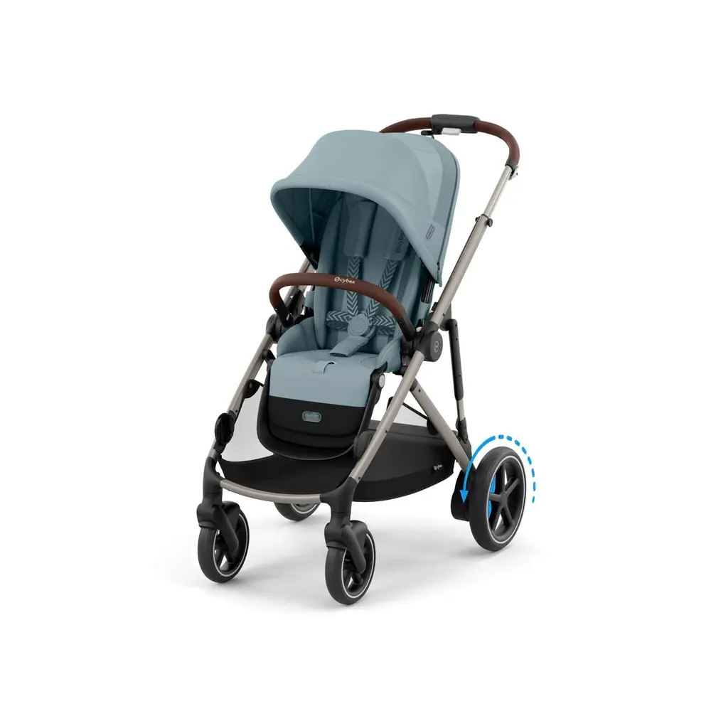 Cybex E-Gazelle S Sittvagn - Taupe/Stormy Blue