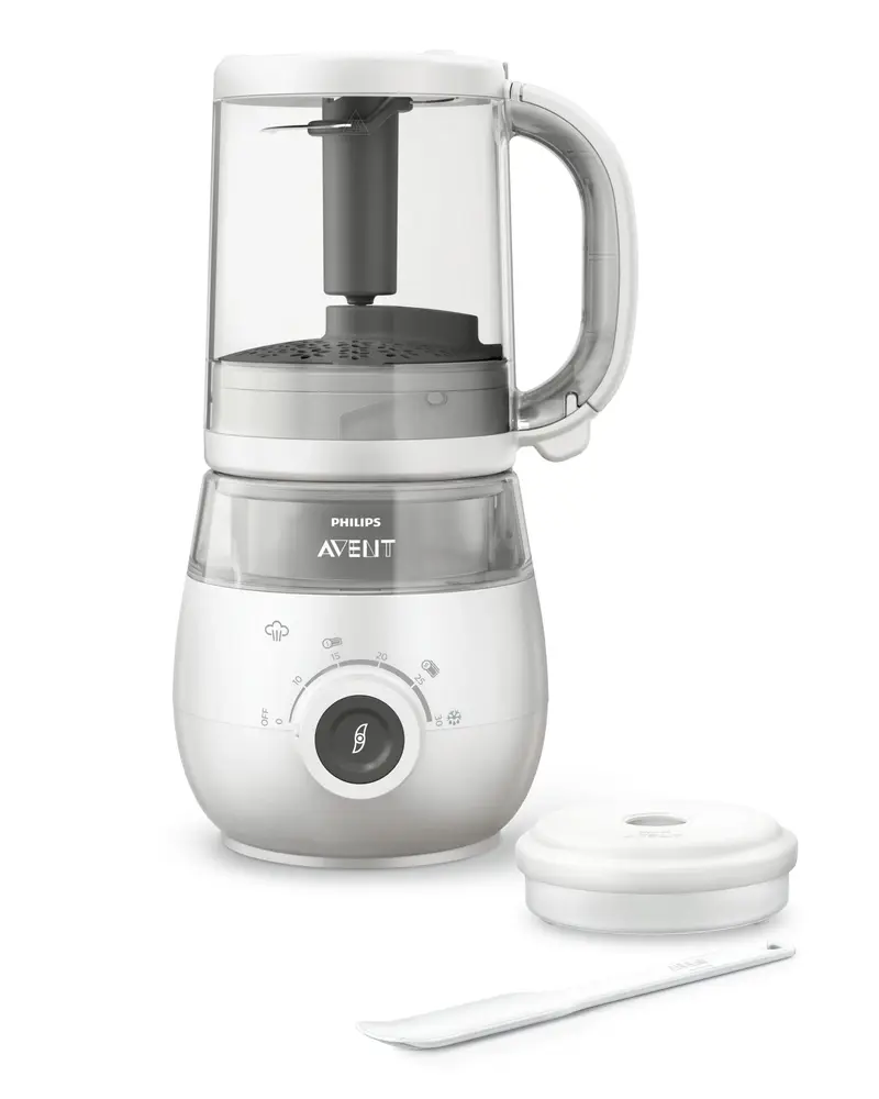 Barnmatsmixer och Ångkokare
