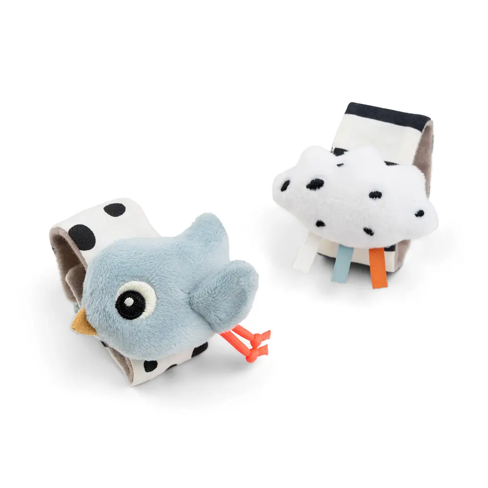 Handledsskallra 2-pack Happy Clouds - Blue