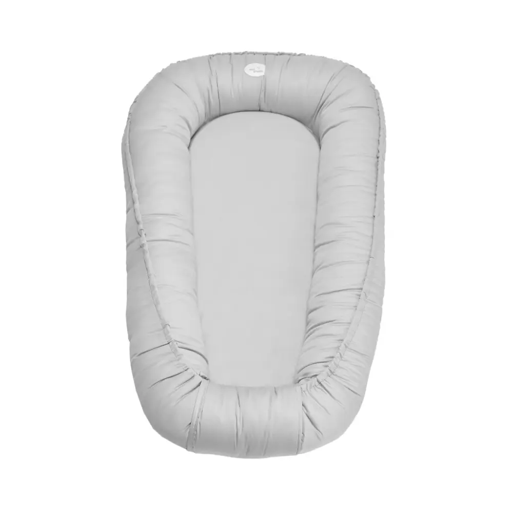 Mini Dreams Babynest Cozy - Ljusgrå