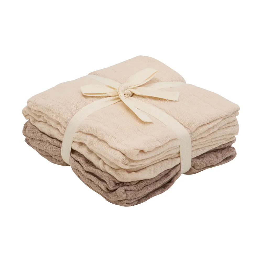 Pippi Muslinfilt 4-pack - Nomad - 65X65 CM