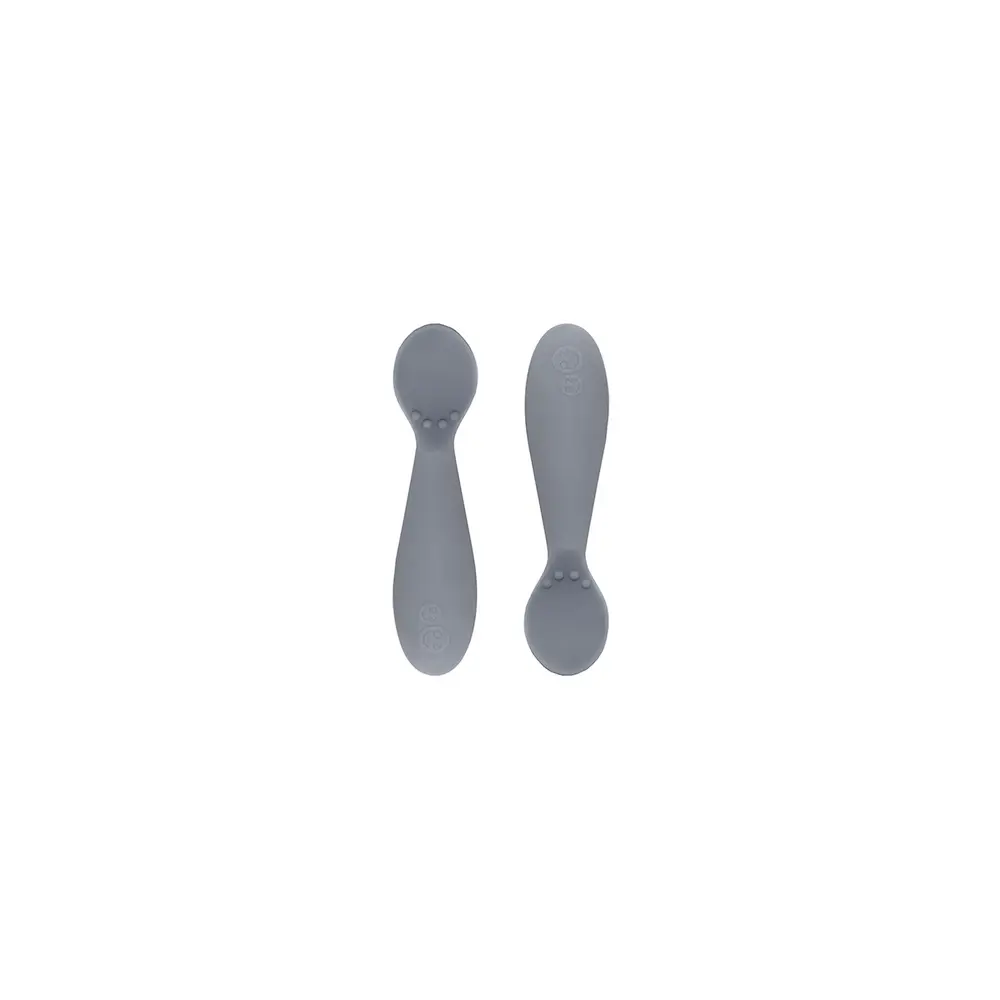 Tiny Spoon Silikon 2-Pack - Grå