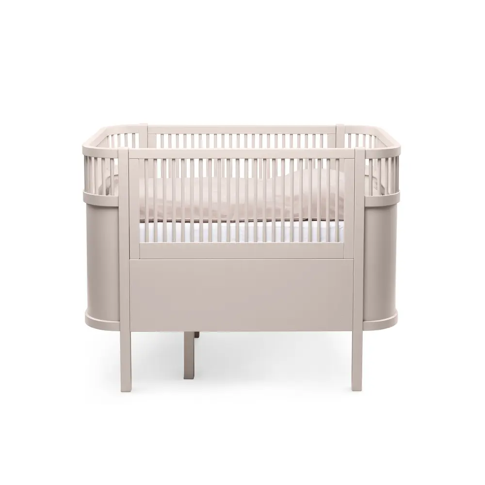 Sebra Växasäng 2 i 1 Baby & Juniorsäng - Birchbark Rose