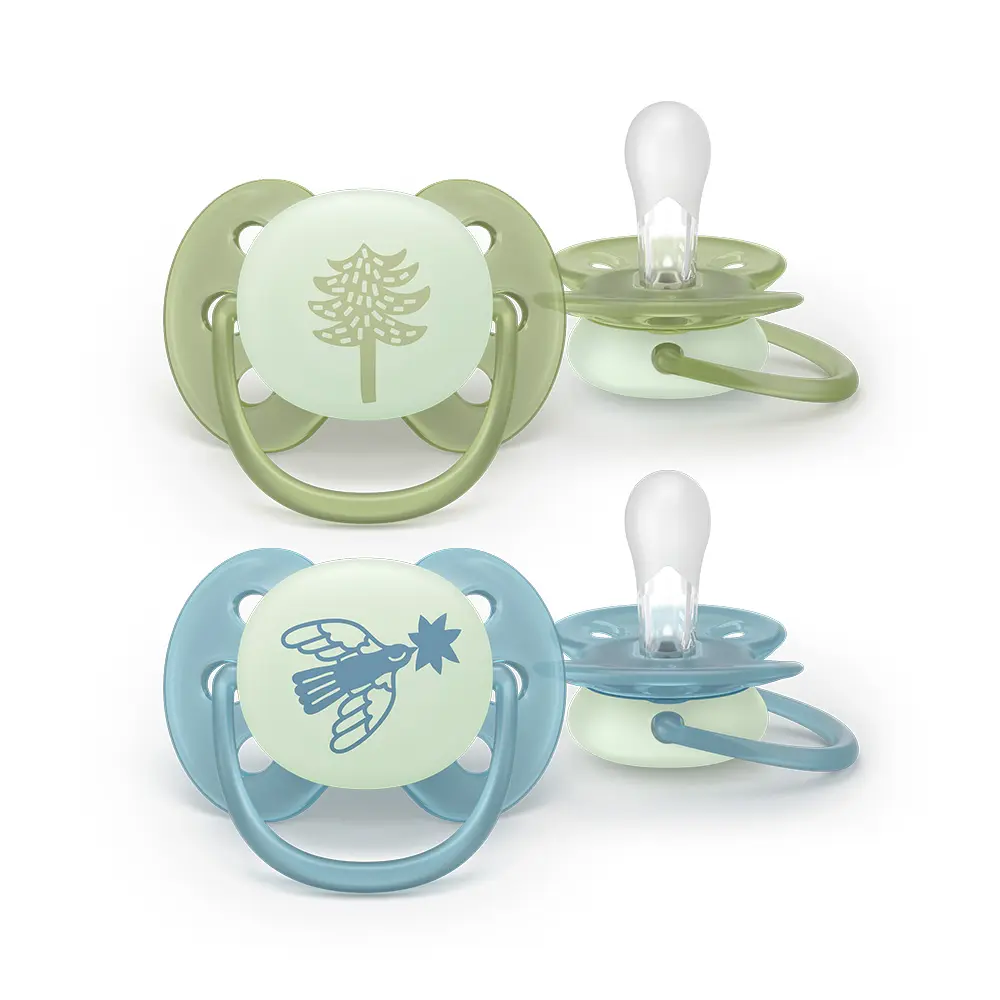 Philips Avent Ultra Soft Nattnapp +18m - Grön/Blå