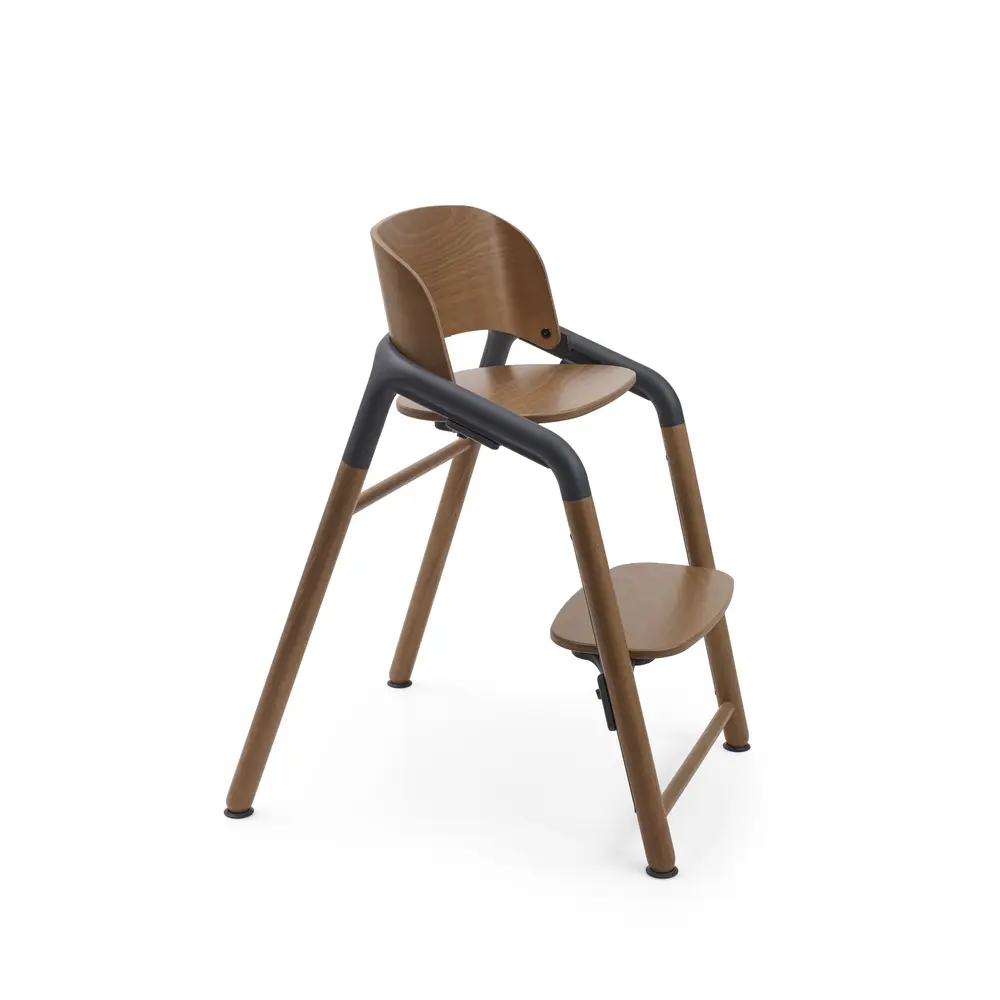 Bugaboo Giraffe Barnstol - Wood/Grey