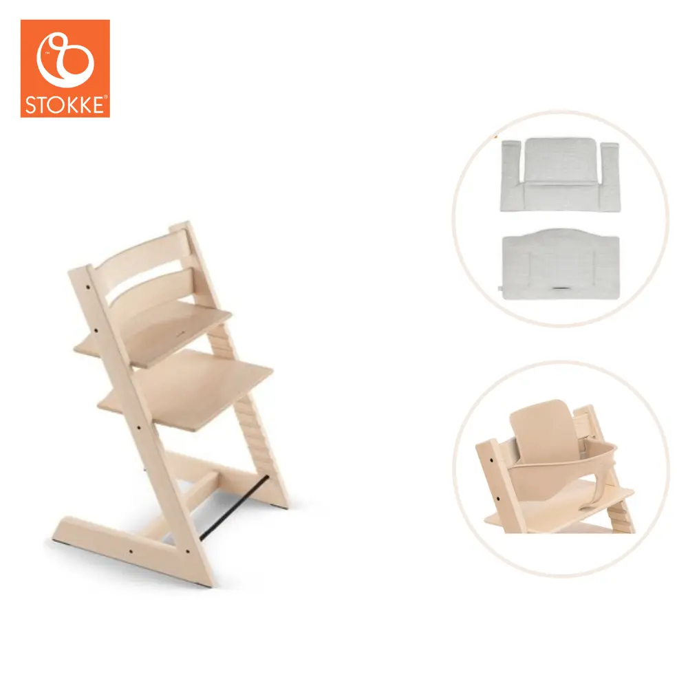 Tripp Trapp inkl. Babyset & Dyna - Natural