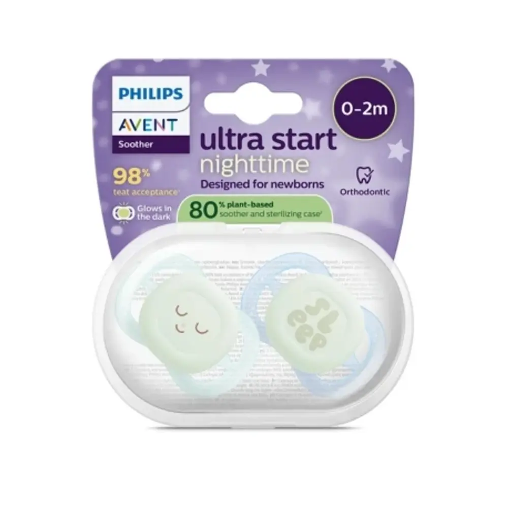 Ultra Start Napp, 0–2 mån Natt - ljusgrön/ljusblå