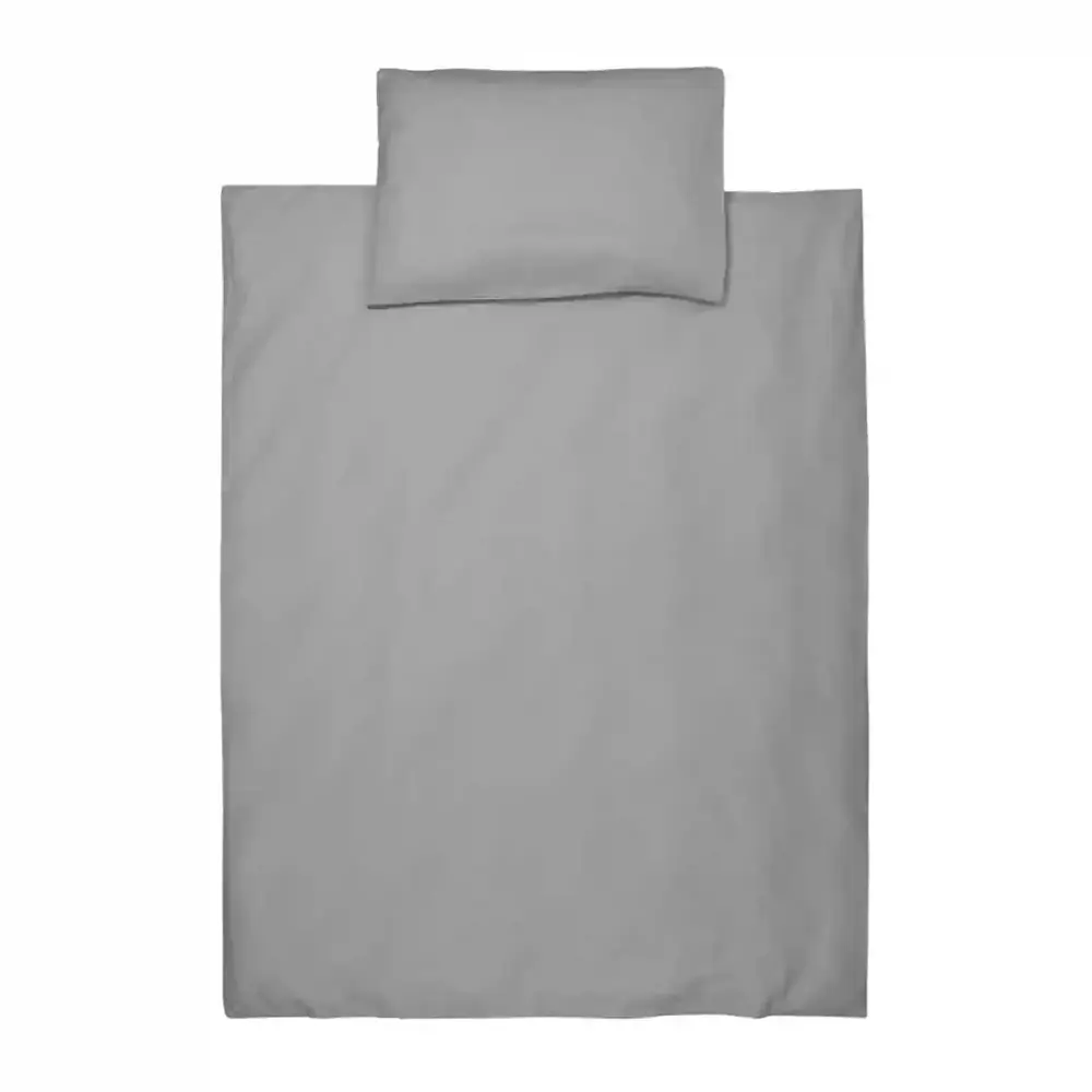 Påslakanset Spjälsäng - Grey