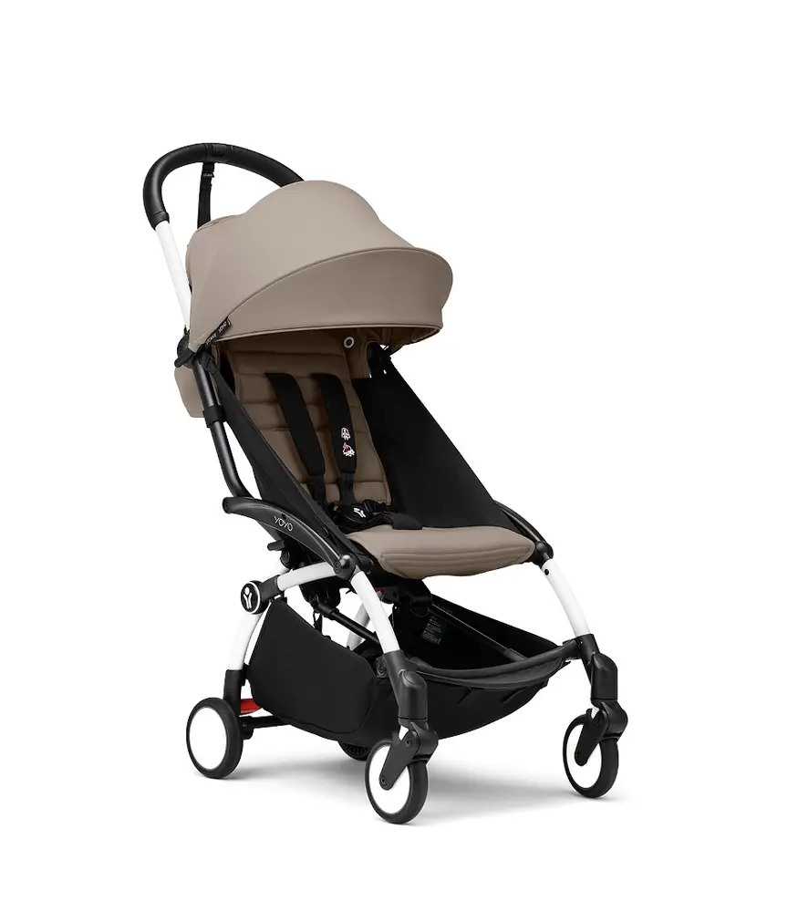 Stokke® Yoyo³ Resevagn - White/Taupe Stokke® Yoyo³ Resevagn - White/Taupe
