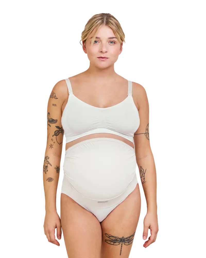 Stödbälte Justerbart Vit - L-Xl