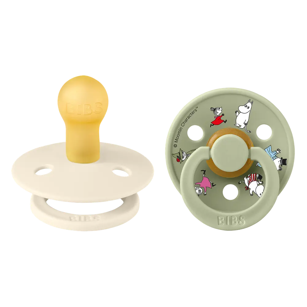 Mumin Colour 2-Pack Napp Latex stl 1 - Ivory