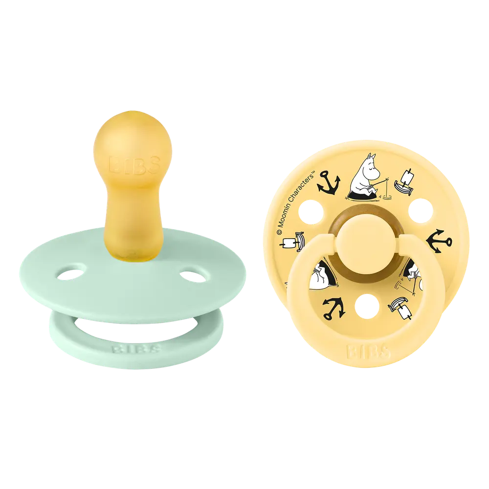 Mumin Colour 2-Pack Napp Latex stl 2 - Mint