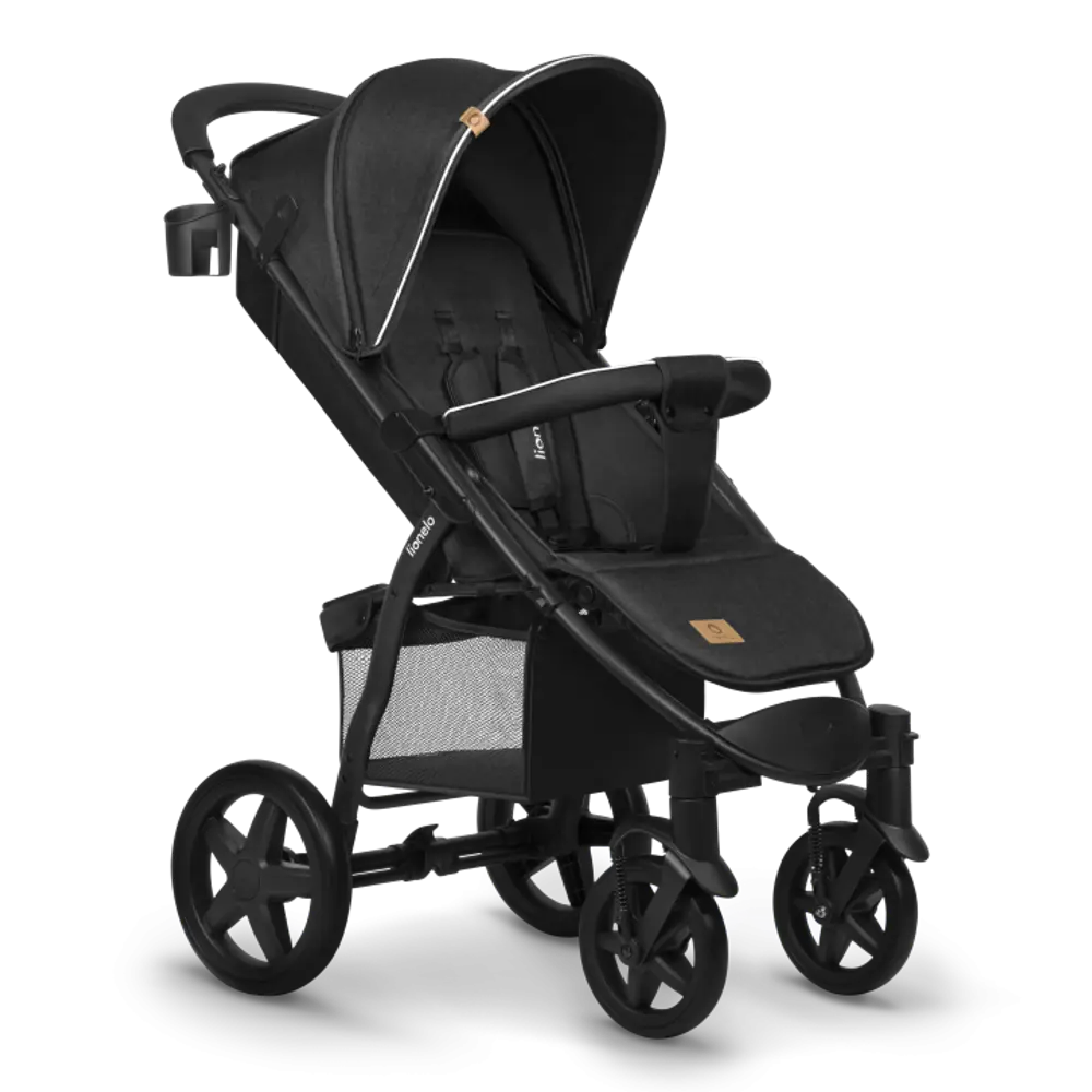 Lionelo Annet Plus Sittvagn - Black Carbon