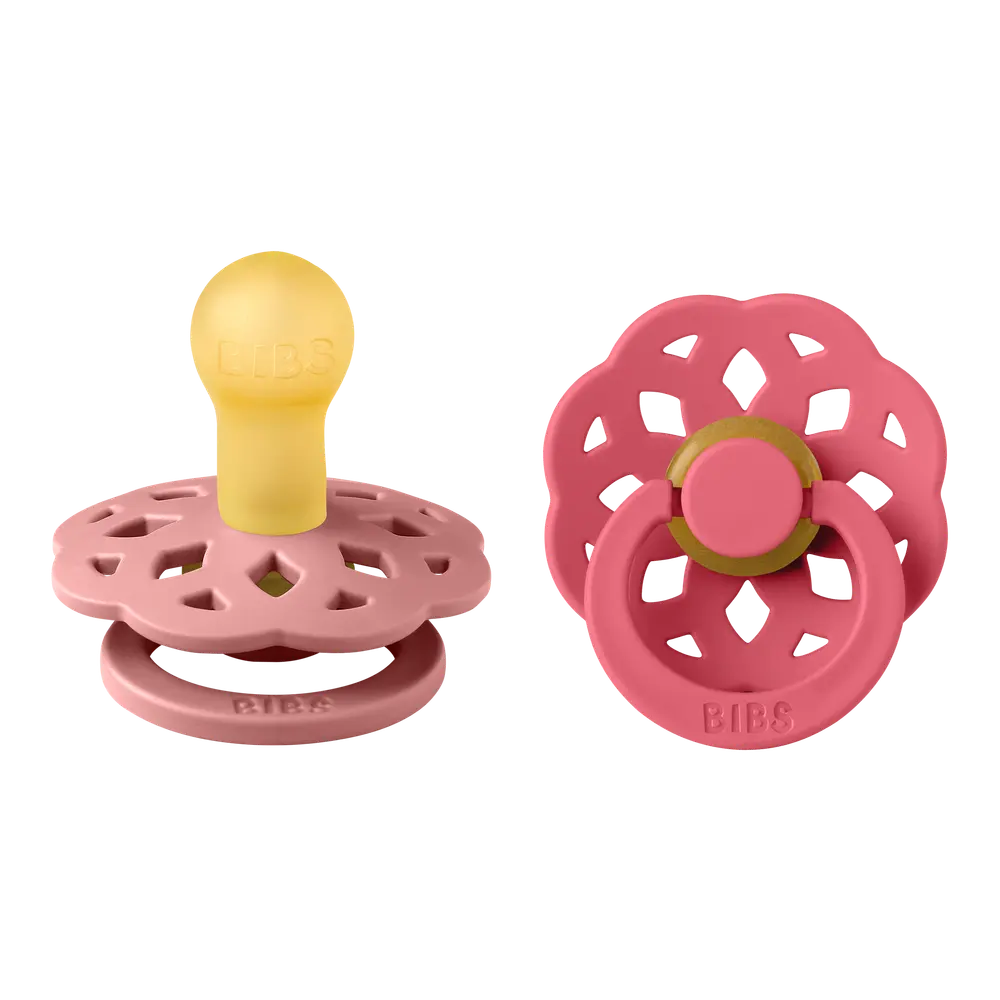 Napp Boheme 2-pack 0-6 mån - Dusty Pink/Coral