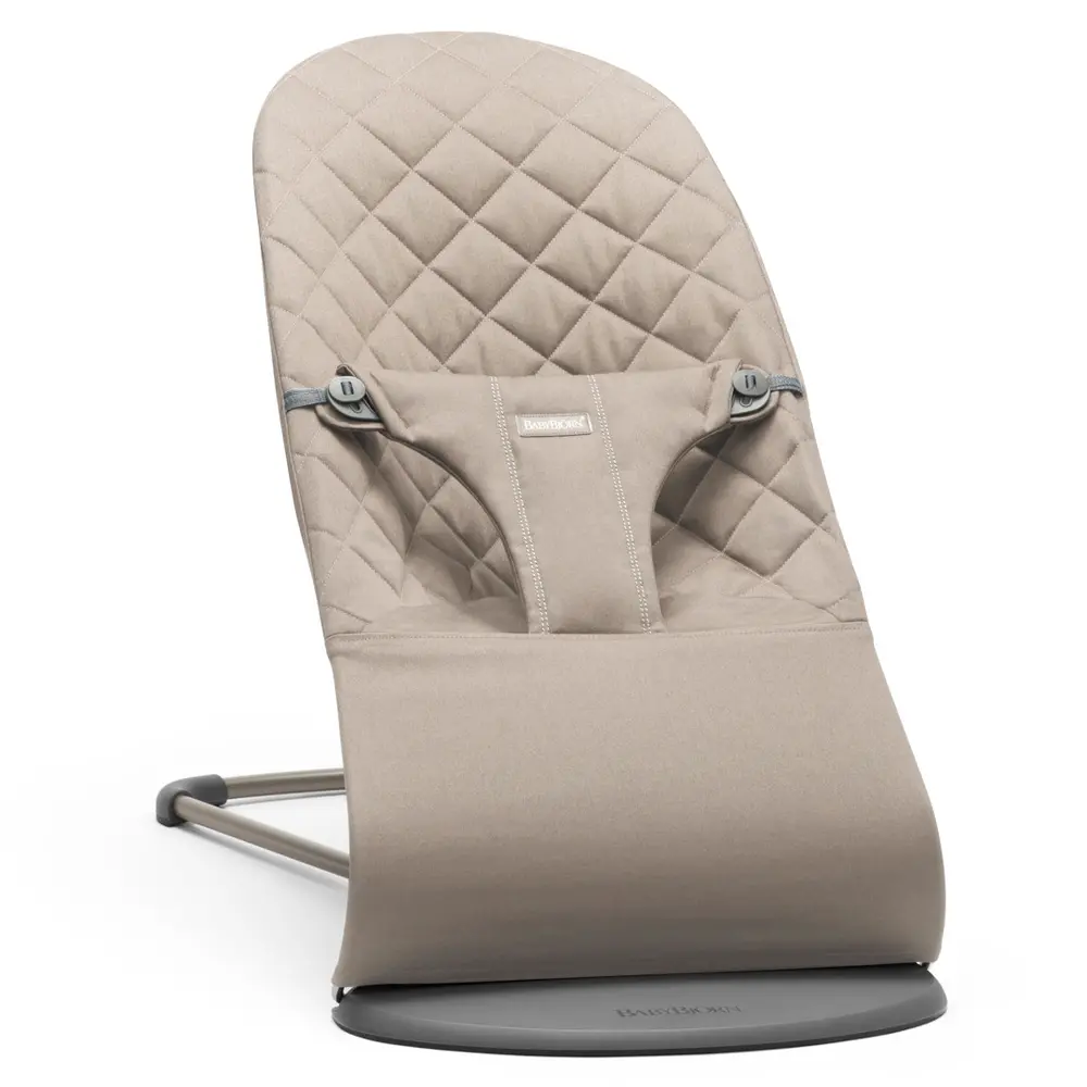 Babysitter Bliss Vävd Klassisk Quilt - Sandgrå