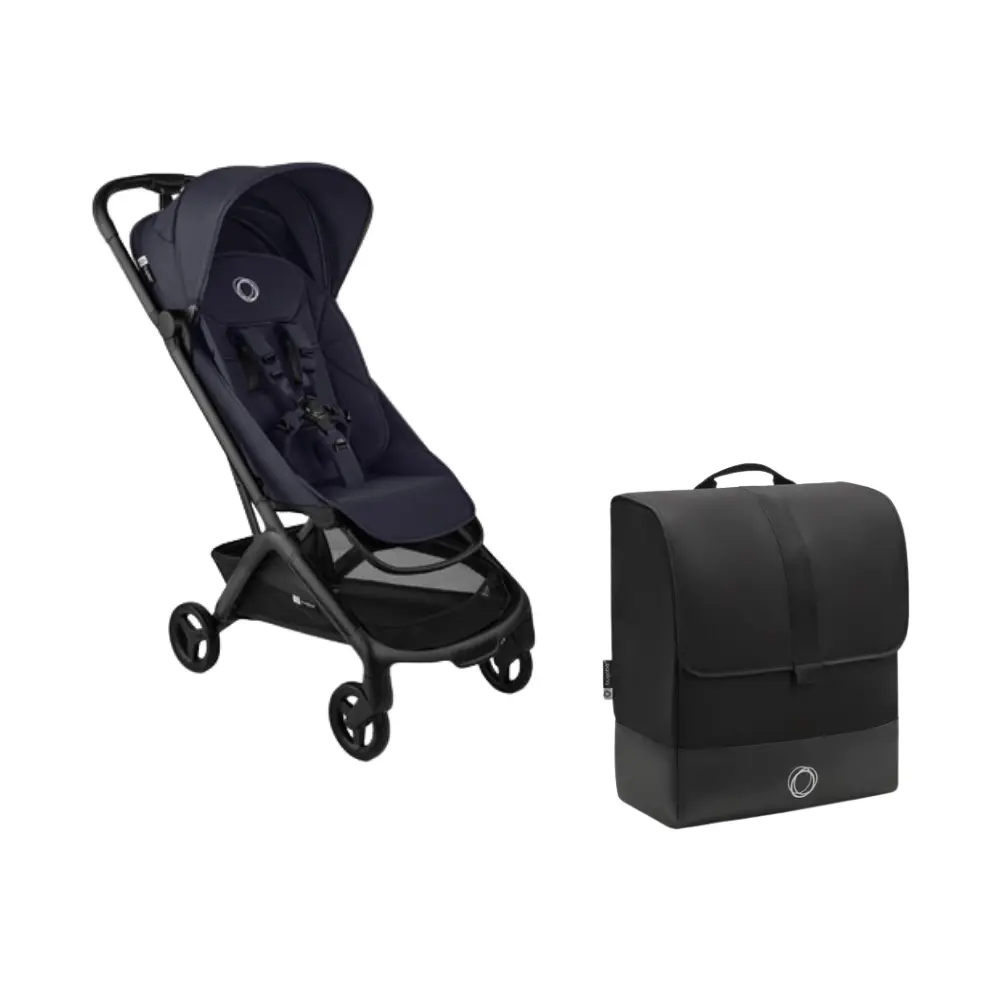 Bugaboo Butterfly 2 Resevagn inkl transportväska - Black/Deep Indigo
