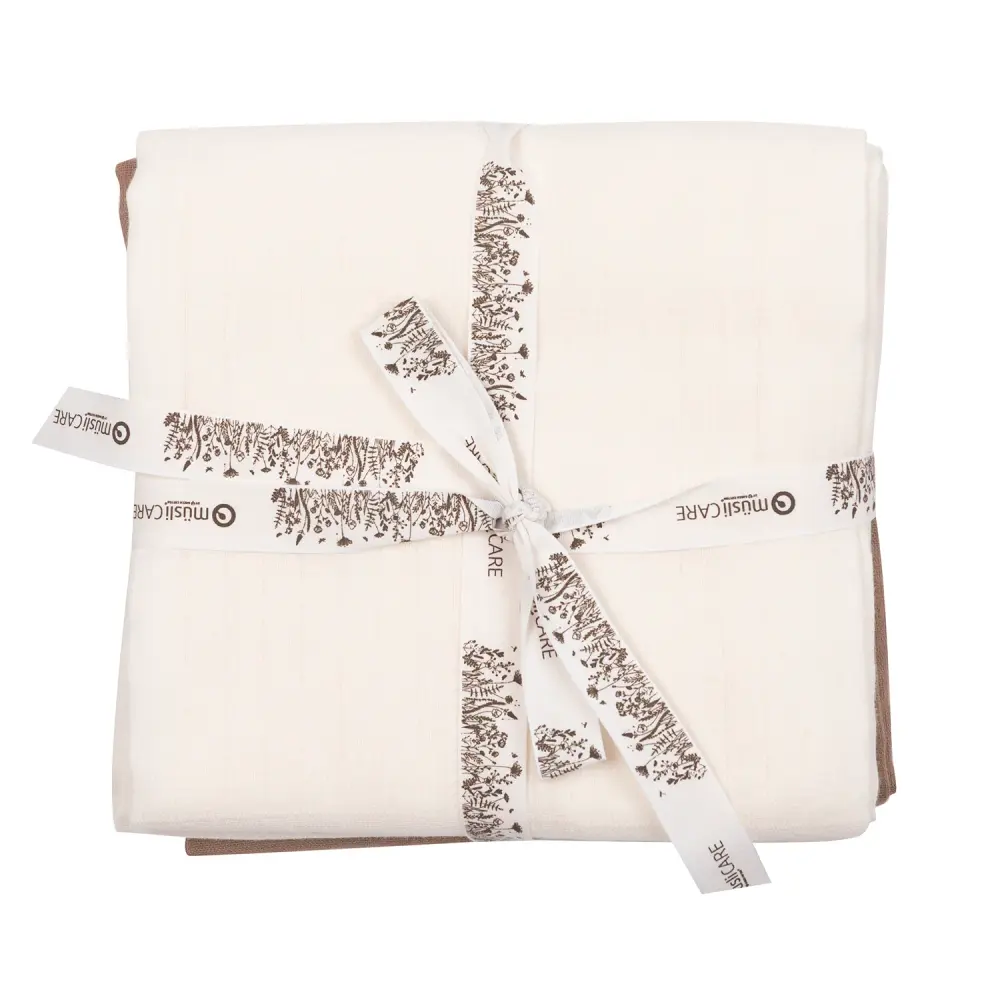 Muslinfilt 2-pack, 75x75 cm - Balsam Cream