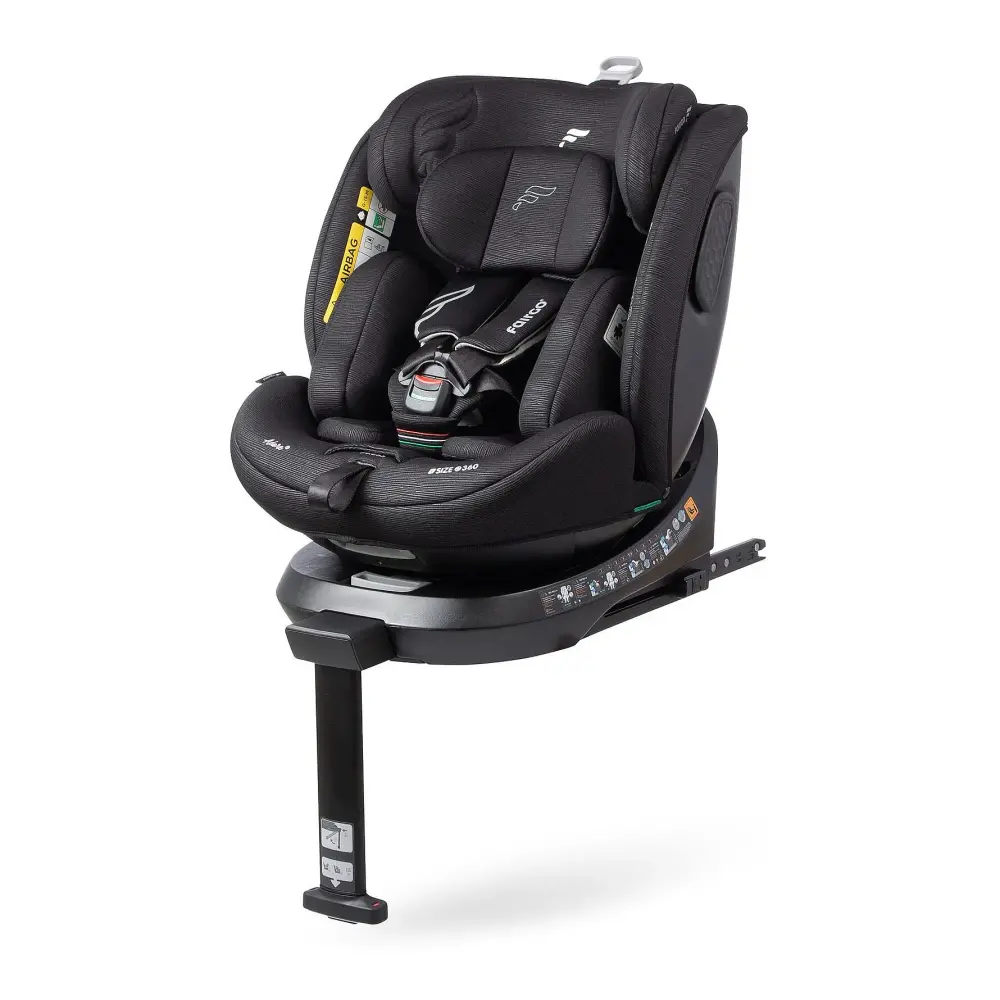 Fairgo Adore i-Size Bilbarnstol - Black Sand