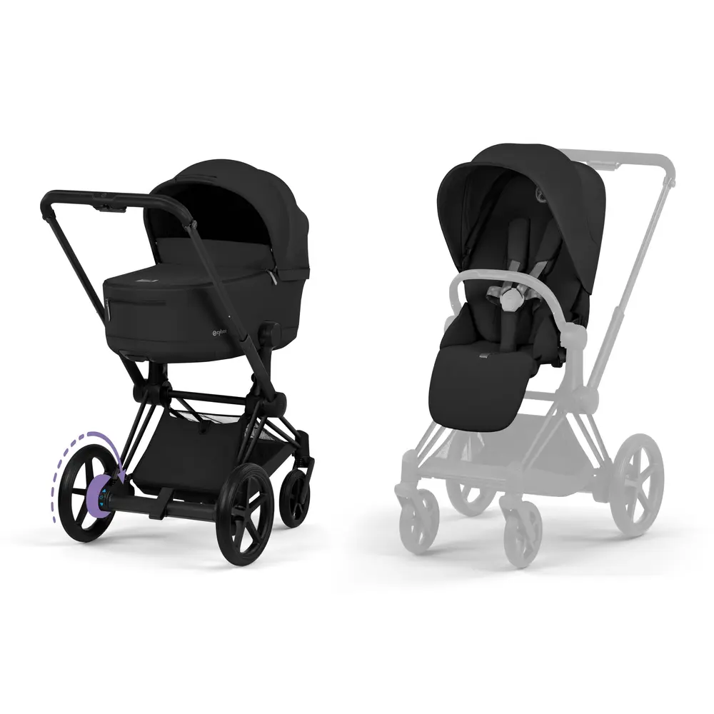 Cybex ePriam Barnvagn - Sepia Black/Black
