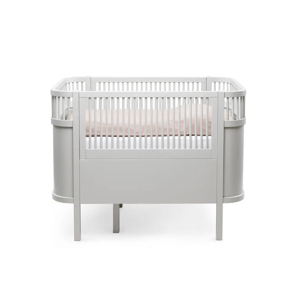 Växasäng 2 i 1 Baby & Juniorsäng - Stone Grey
